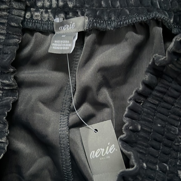 Aerie velvet pj jogger set in navy - Picture 7 of 9